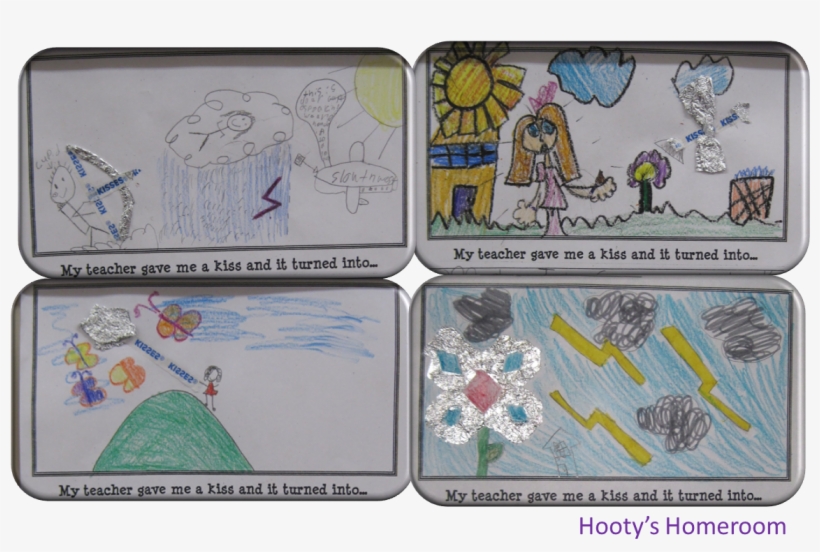 Each Kid Gets A Hershey Kiss And Creates Something - My Teacher Gave Me A Kiss, transparent png download