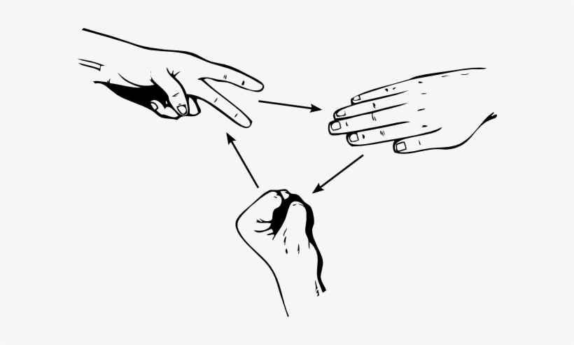 Rock Paper Scissors Clip Art, transparent png download