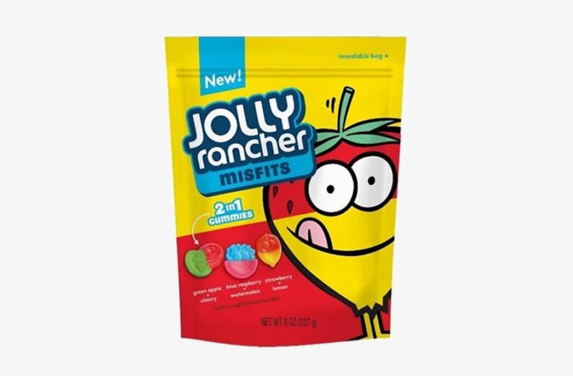 Jolly Rancher Misfits 2 In 1 Gummies - Jolly Rancher Misfits, transparent png download