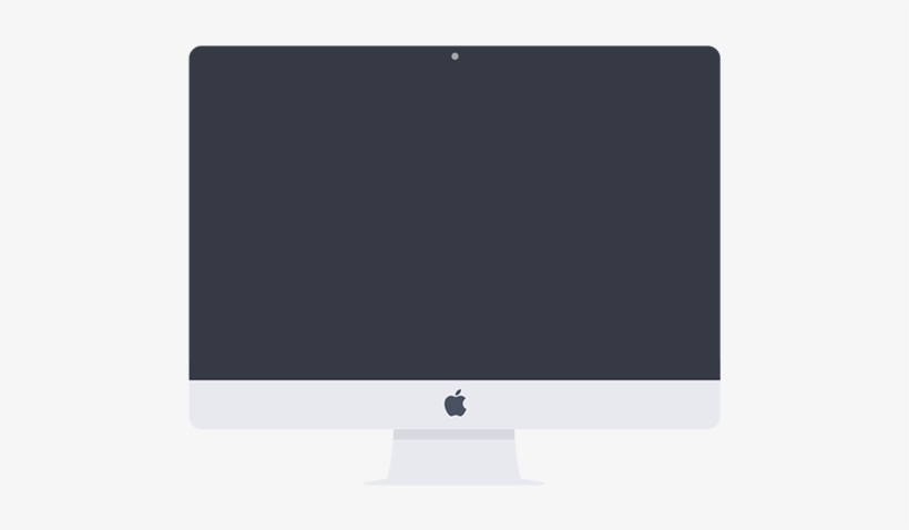 Developer - Monitor Flat Design Png, transparent png download