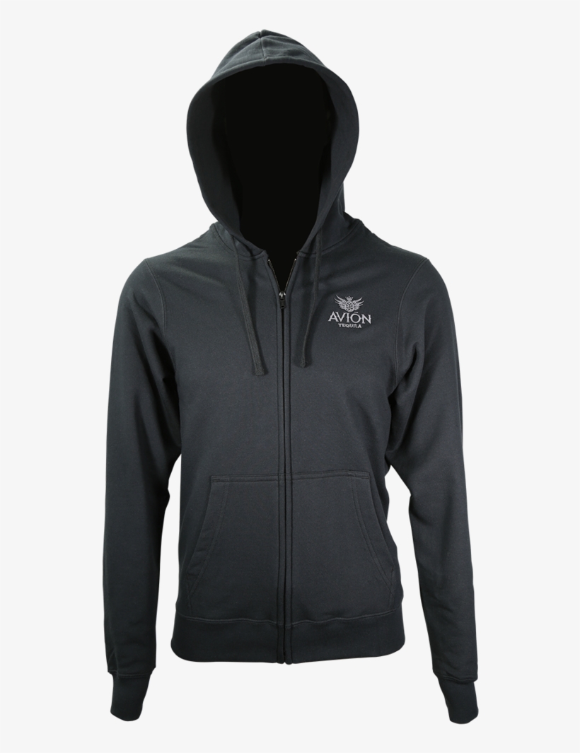 Unisex Black Hoodie With Zipper - Jacket, transparent png download