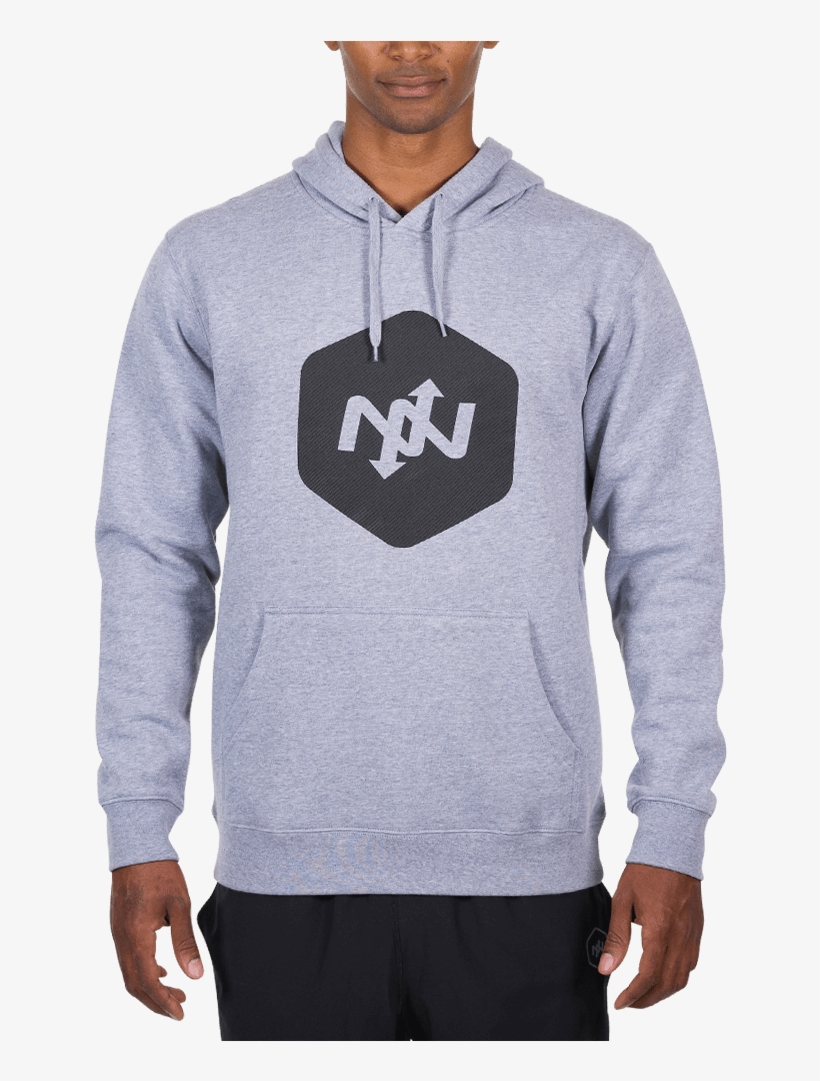 Hex Contact Pullover Hoodie Gray Heather/black - 45lb Captain America Shield Barbell Plate, transparent png download