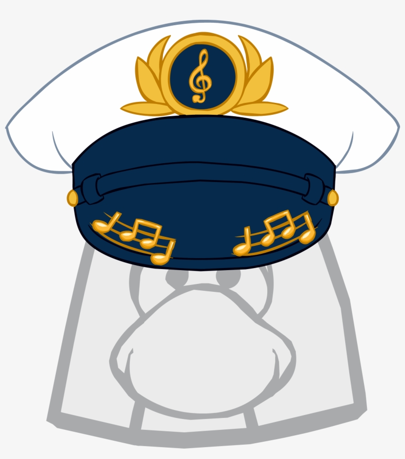 Cruise Captain Hat - Club Penguin The Right, transparent png download