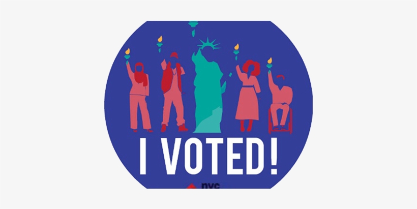 One Of These Designs Will Become Nyc's Next 'i Voted' - New York City, transparent png download