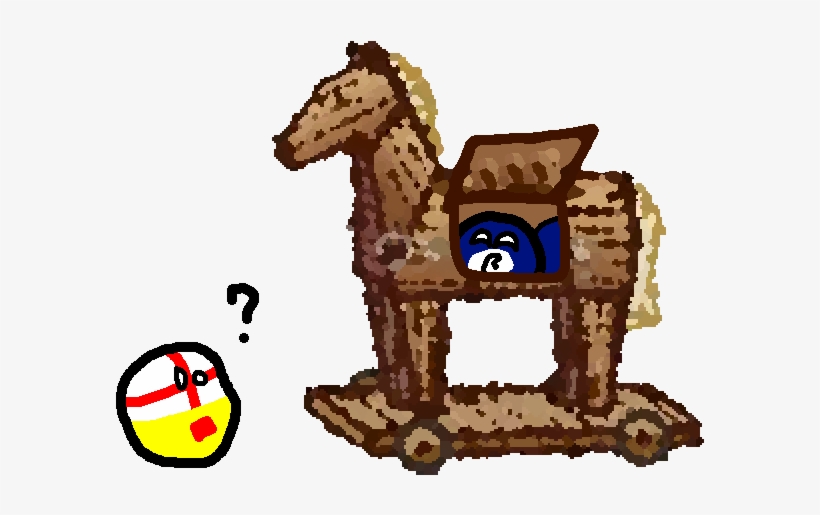 Trojan War - Trojan War Polandball, transparent png download