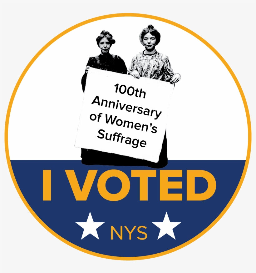 New York State - Nys I Voted Sticker, transparent png download