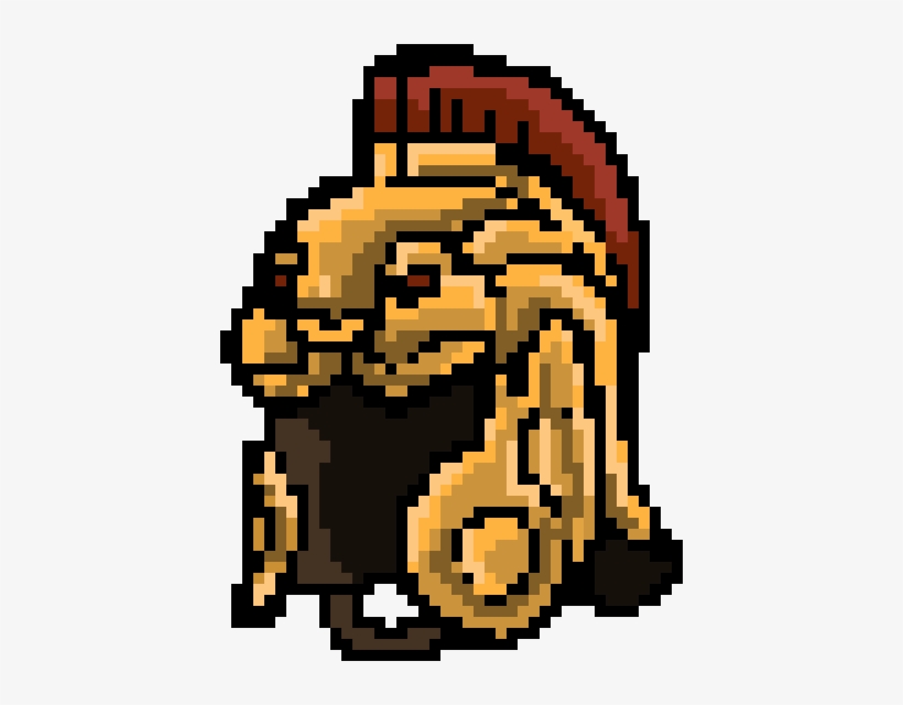 Trojan Helmet - Helmet 8 Bit, transparent png download