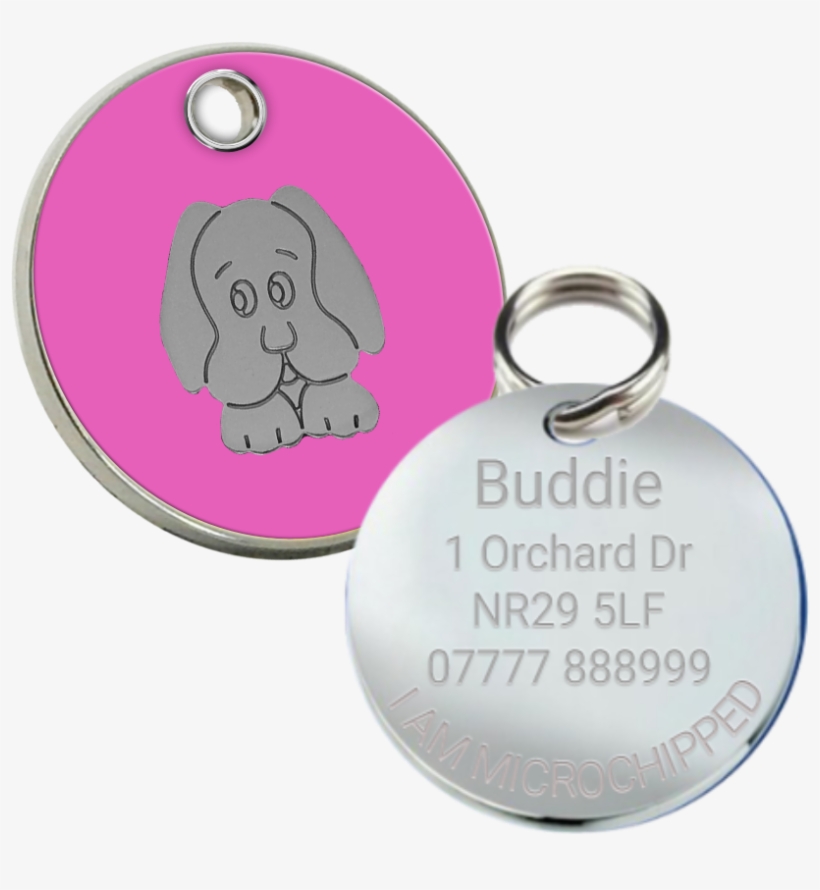 Enamel Pet Id Tag - Pet Tag, transparent png download
