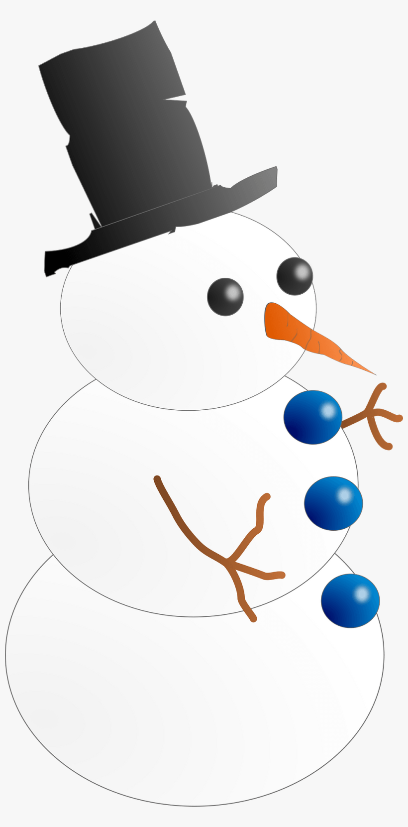 This Image Of A Snowman Wearing A Top Hat Is Pretty - Animated Mooning Snowman, transparent png download