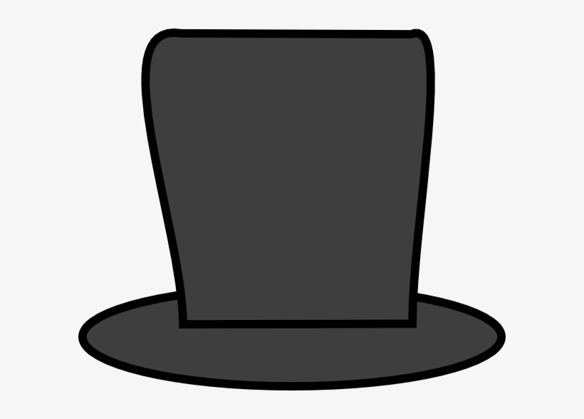 Graduation Cap Outline Clip Art Silhouette - Abraham Lincoln Hat Cartoon, transparent png download