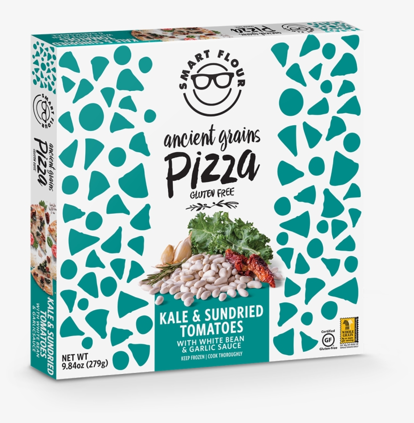 Kale & Sundried Tomatoes With White Bean & Garlic Sauce - Pizza, transparent png download