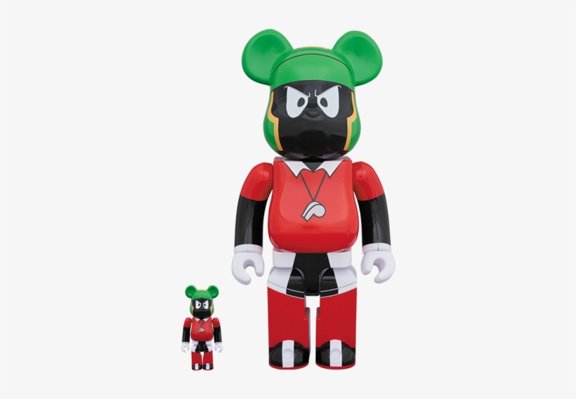 Be@rbrick Marvin The Martian 100％ & 400％ Limited Gacha - Rbrick Space Jam, transparent png download