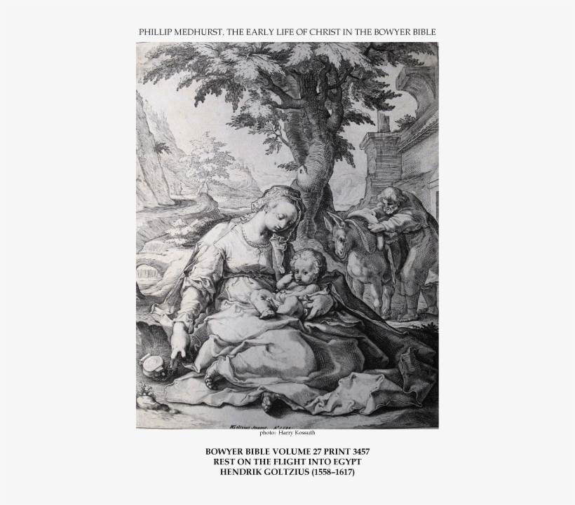 Early Life Of Christ In The Bowyer Bible Print 10 Of - Life Of Christ Egypt, transparent png download