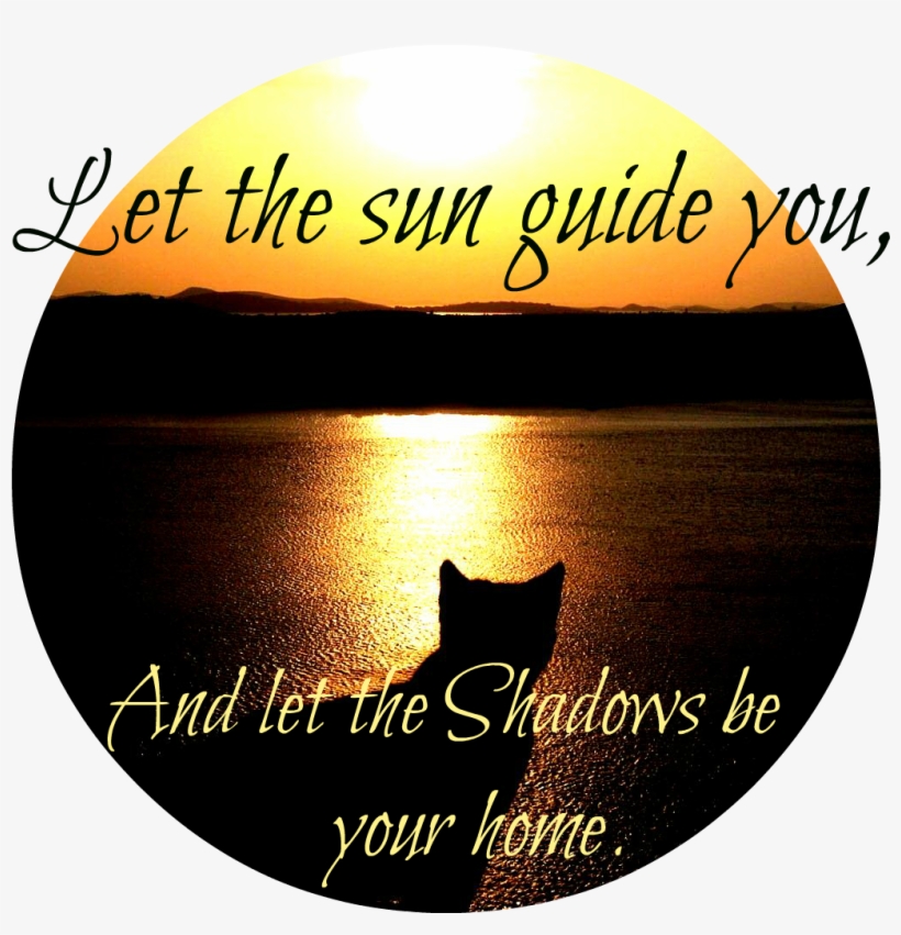 Cat Silhouette River Sun Sunset Stuff High Contrast - Animal Jam Clans, transparent png download