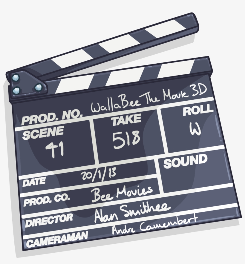 Movie Clapper - Parallel, transparent png download