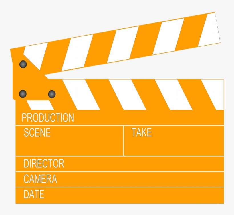 Movie Clapper Board, transparent png download
