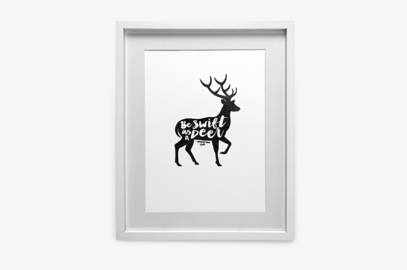 Be Swift - Red Deer Leather Effect Cushion - Tan, transparent png download