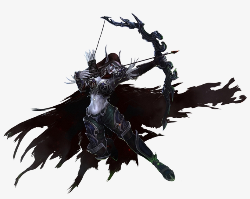 Wow Png Sylvanas Windrunner - World Of Warcraft Sylvanas Png, transparent png download
