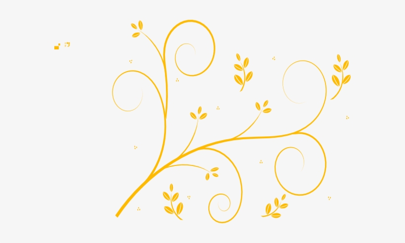 Flower Clip Art At Clker Com Online - Yellow Flower Transparent Logo, transparent png download
