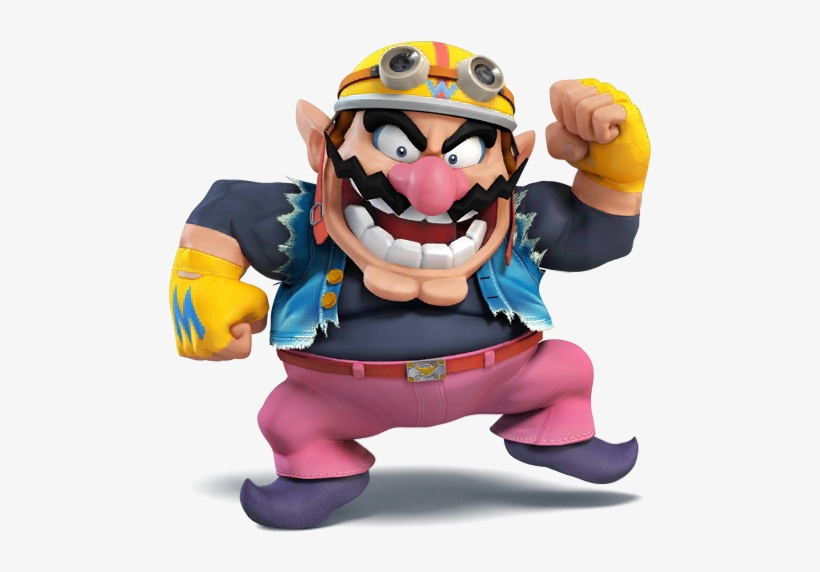 Wario Smash - Amiibo Super Mario Wario Figures, transparent png download
