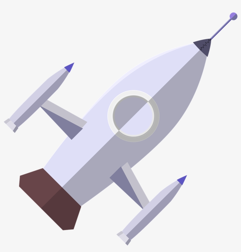 Vector Rocket Space - Rocket, transparent png download