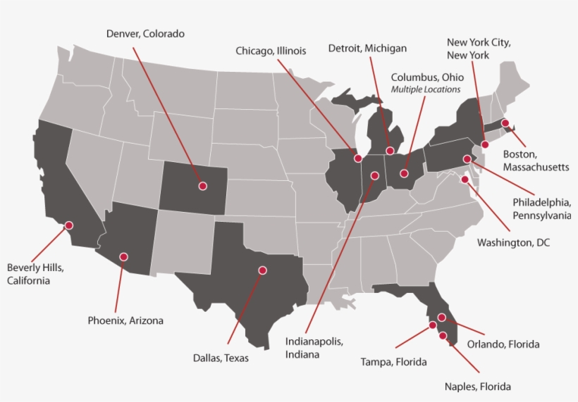Locations - Carbon Emissions By State 2017, transparent png download