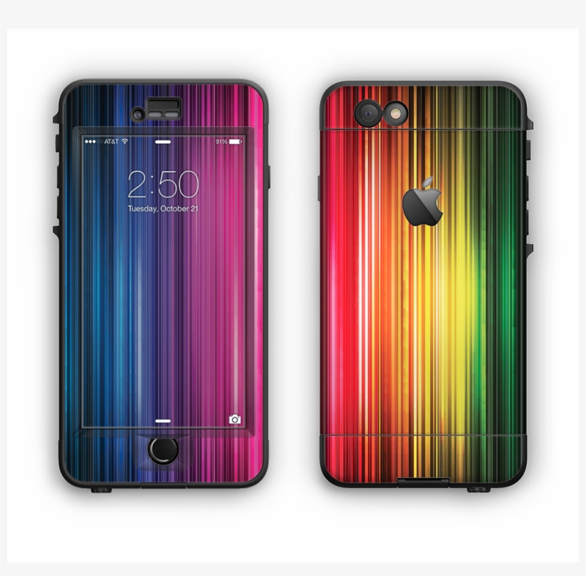 The Straight Abstract Vector Color-strands Apple Iphone - Iphone, transparent png download