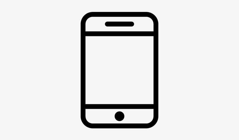 Iphone Vector - Iphone Silhouette, transparent png download