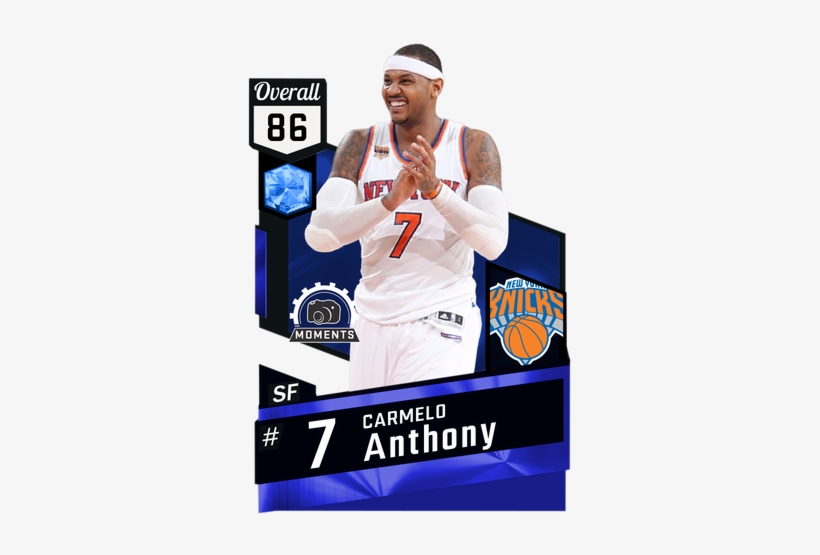 Carmelo Anthony Sapphire Card - Lebron James Lakers Card, transparent png download