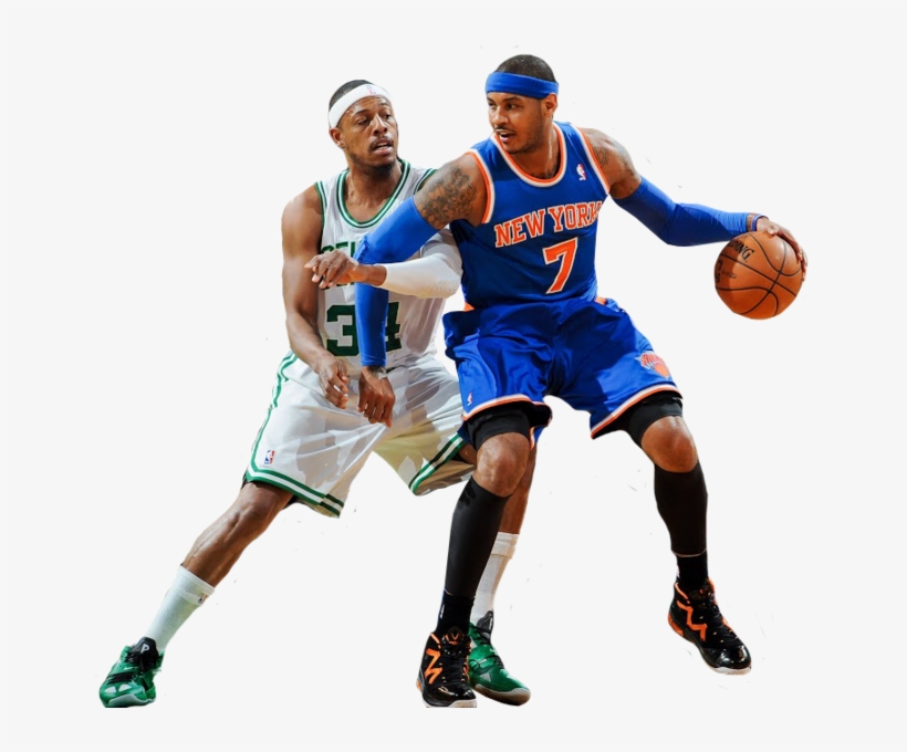 Share This Image - Paul Pierce Vs Carmelo Anthony, transparent png download