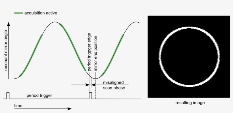 If The Value For The Scan Phase Is Set Incorrectly - Resonant Scanner Bidirectional Scanning Edge, transparent png download