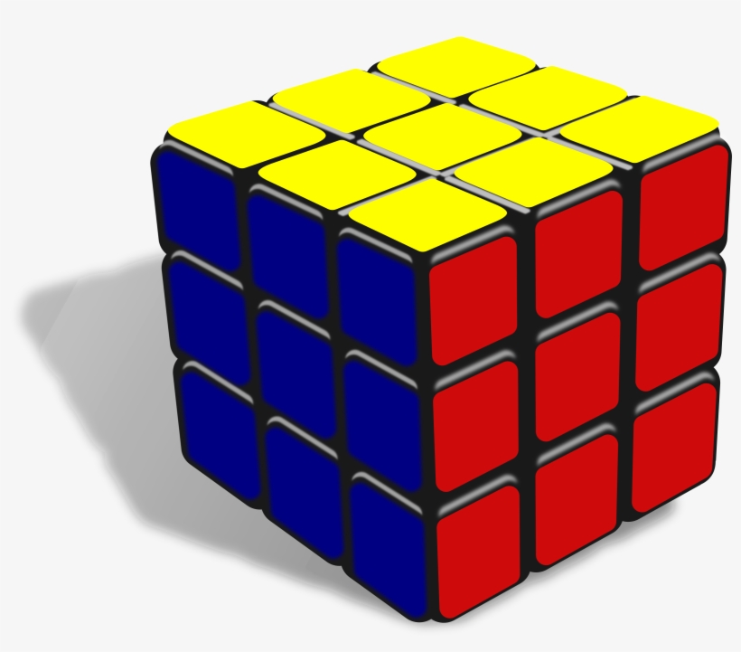 Puzzle Clipart Rubix Cube - Rubik's Cube Clip Art, transparent png download