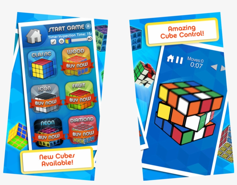 Pace With Free Play, Or Even Take On The Crazy Cube - Rubik's Cube, transparent png download