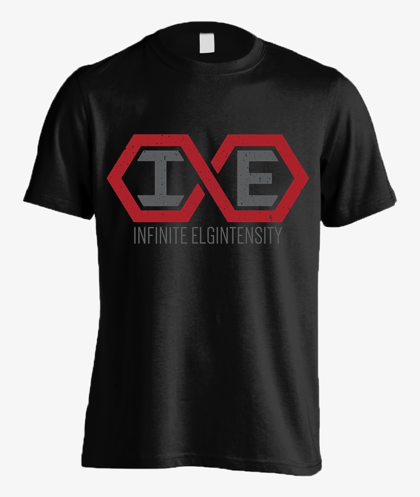 Black Infinite Elgintensity Logo T-shirt - Kaos Polos Warna Ungu, transparent png download