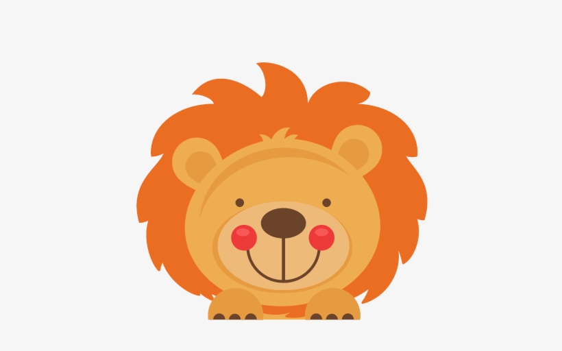 Cute Clipart Scrapbook - Miss Kates Cuttables Lion, transparent png download