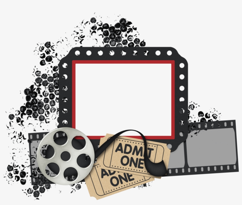 Scrapbook Png Cluster Freebies - Hollywood Photo Frame Png, transparent png download