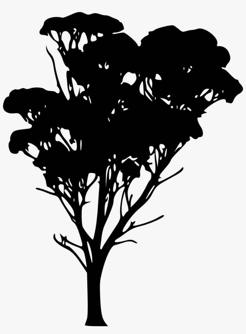 20 Tree Silhouette Vol - Silhouette, transparent png download