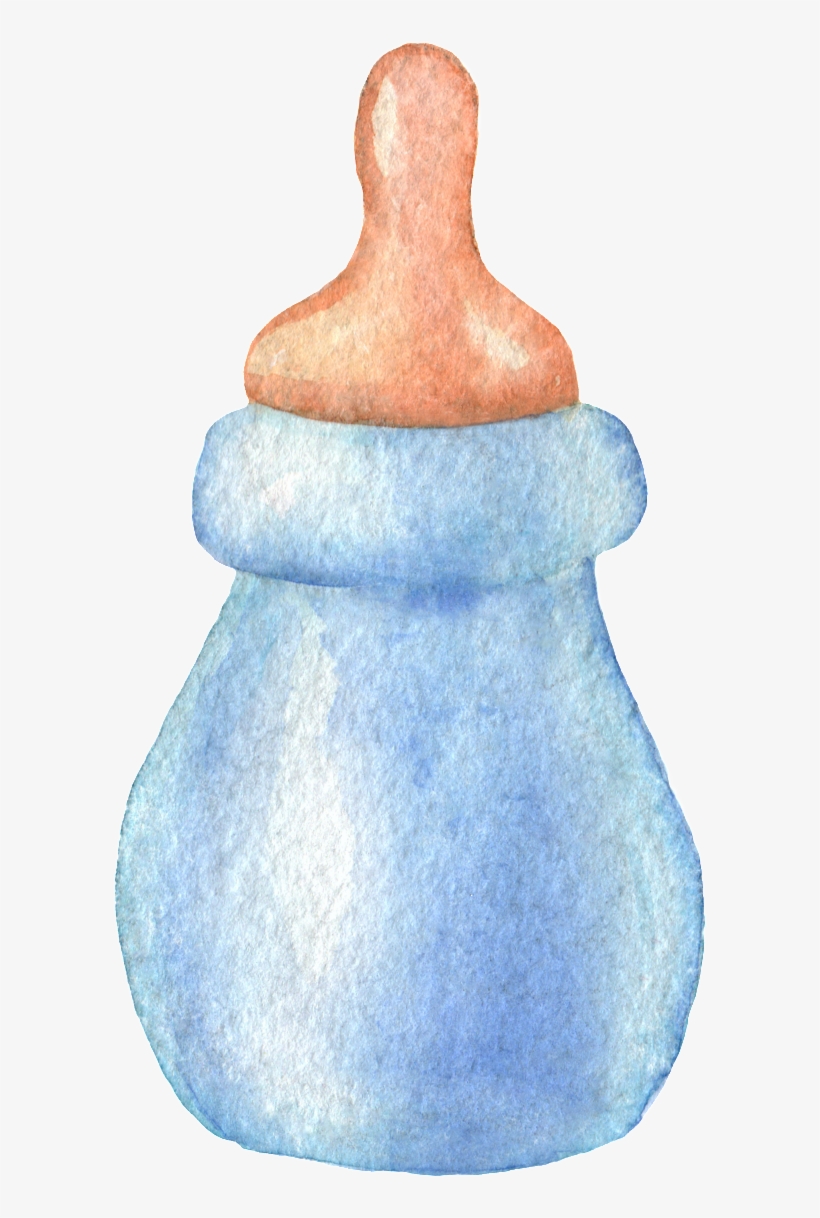 Baby Bottle Cartoon Transparent Material - Desenho De Bebe Png, transparent png download