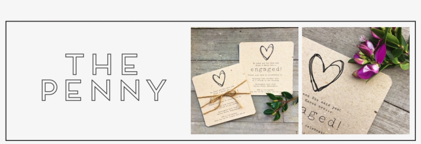 Simple White Calligraphy Script Invitation Wedding - Heart, transparent png download