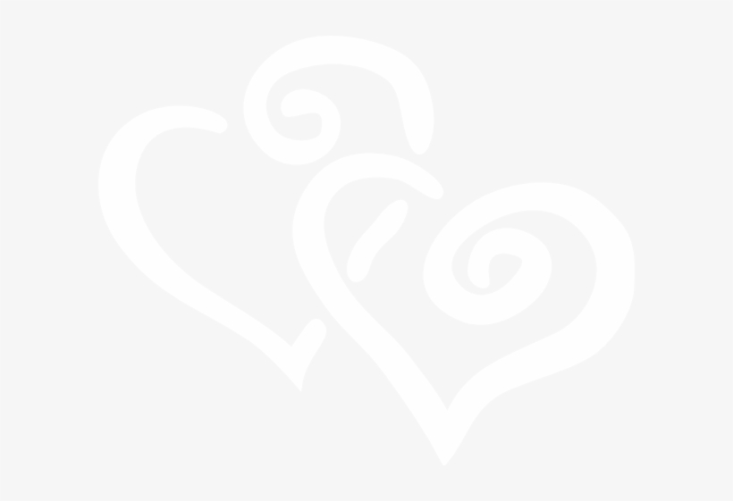 How To Set Use White Outline Joined Hearts Icon Png, transparent png download