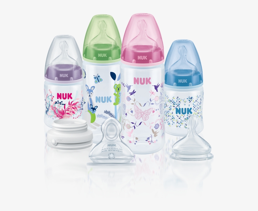 2010er Jahre - Nuk First Choice 300ml Silicone Bottle, transparent png download
