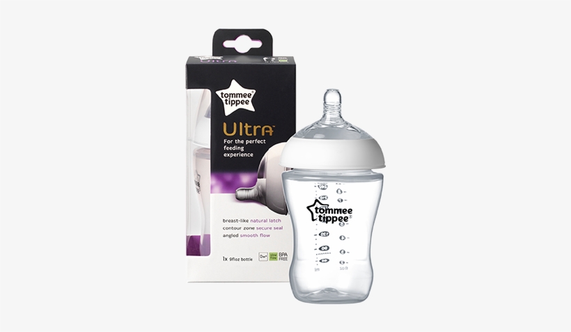 Tommee Tippee Ultra Bottle Single Bottle, transparent png download