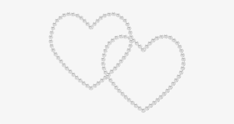Diamond Hearts Png Clipart - Diamond Hearts, transparent png download