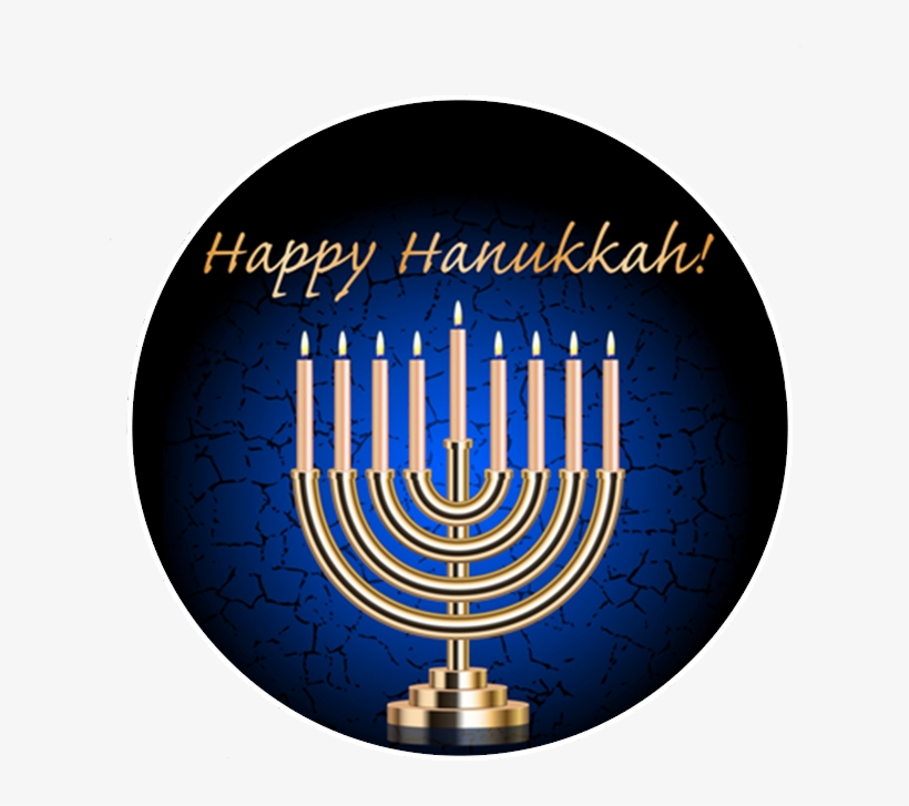 This Year Hanukkah Began Sunset On Tuesday December - Snap Button Menorah Hanukkah Paper 18mm Charm Chunk, transparent png download