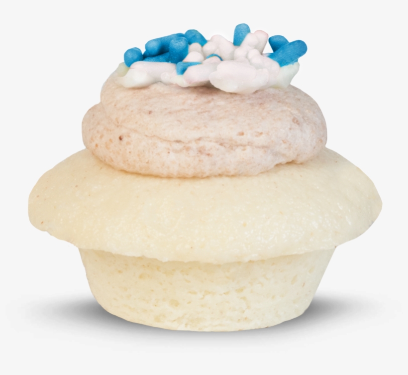 Hanukkah Cookies & Milk Cupcake Small Image - Buttercream, transparent png download