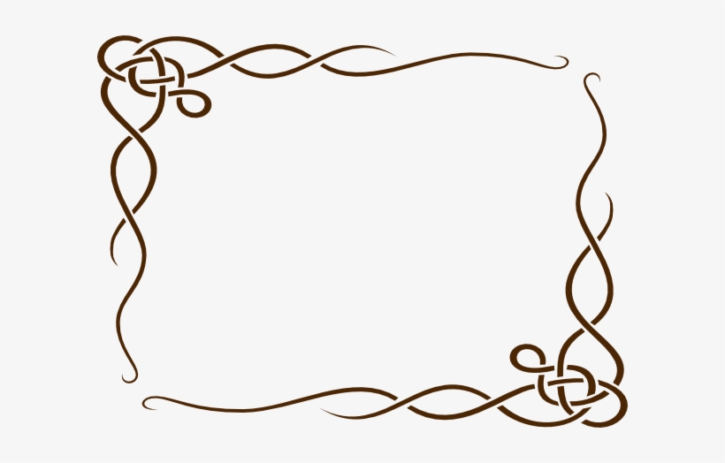 How To Set Use Leafy Frame Brown Svg Vector, transparent png download