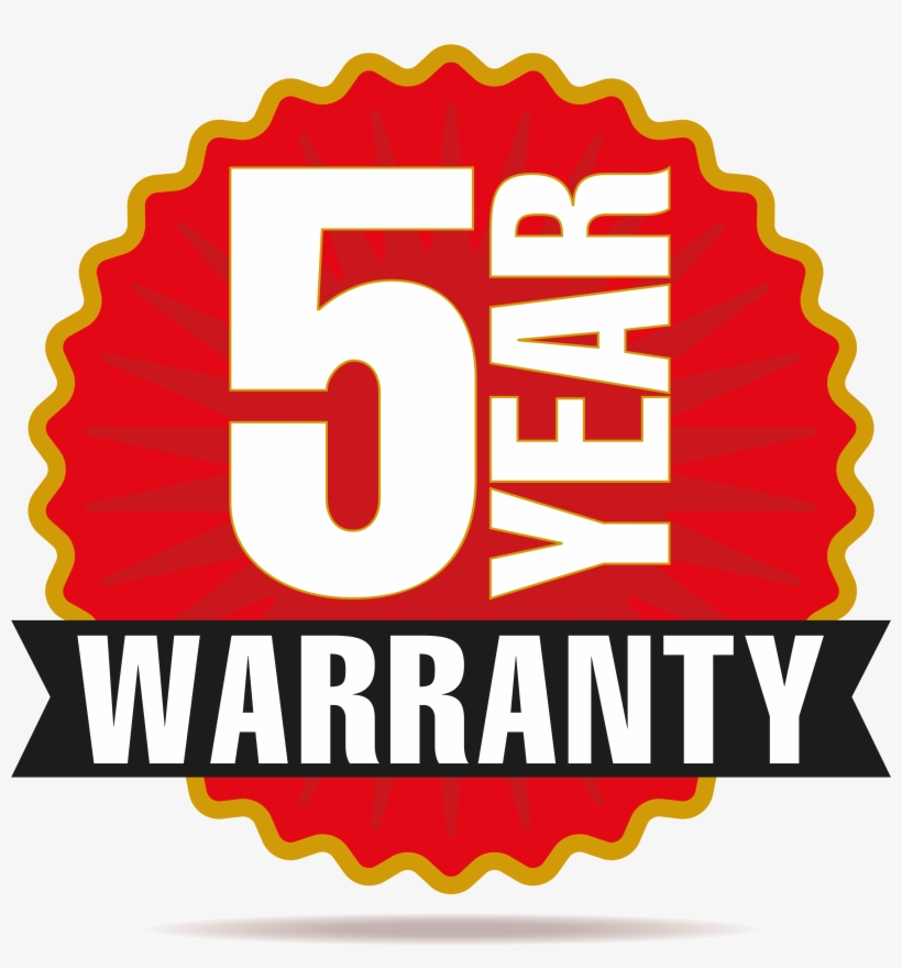 5 Year Warranty Logo Png Clipart Royalty Free Stock - Recessed Light, transparent png download