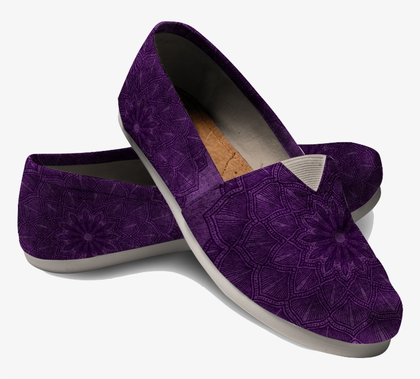 Royal Purple Casual Shoes - Shoe, transparent png download