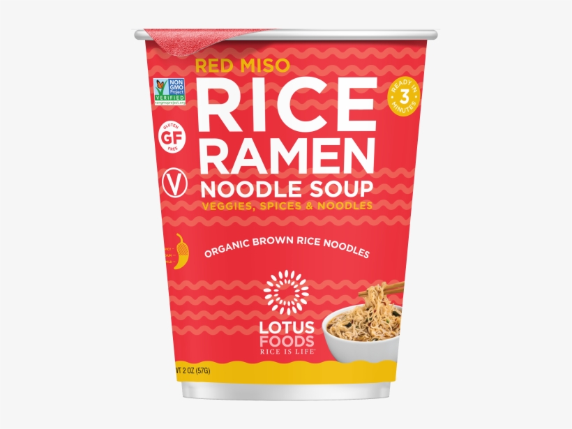 Rice Ramen Noodle Soup - Lotus Foods Cup Noodle, transparent png download