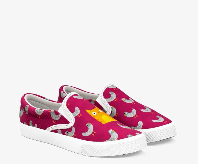 60610 1352 200 Catamongthepigeons Michaelbuxton Red - Slip-on Shoe, transparent png download